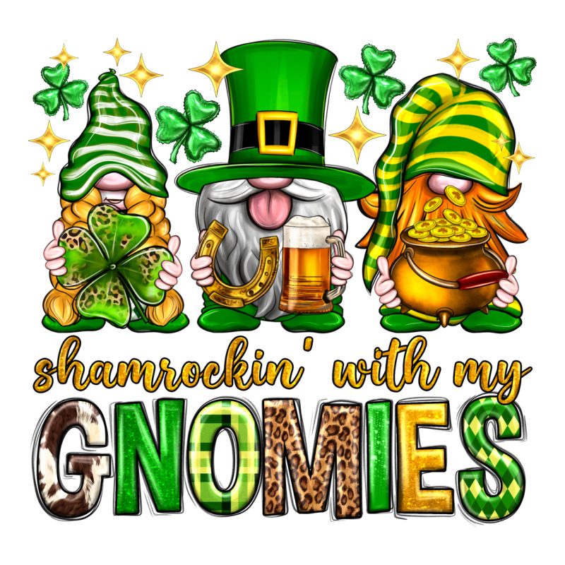 St. Patrick's Day Shamrockin' With My Gnomies Zipper Hoodie by Neo Western | Teevron