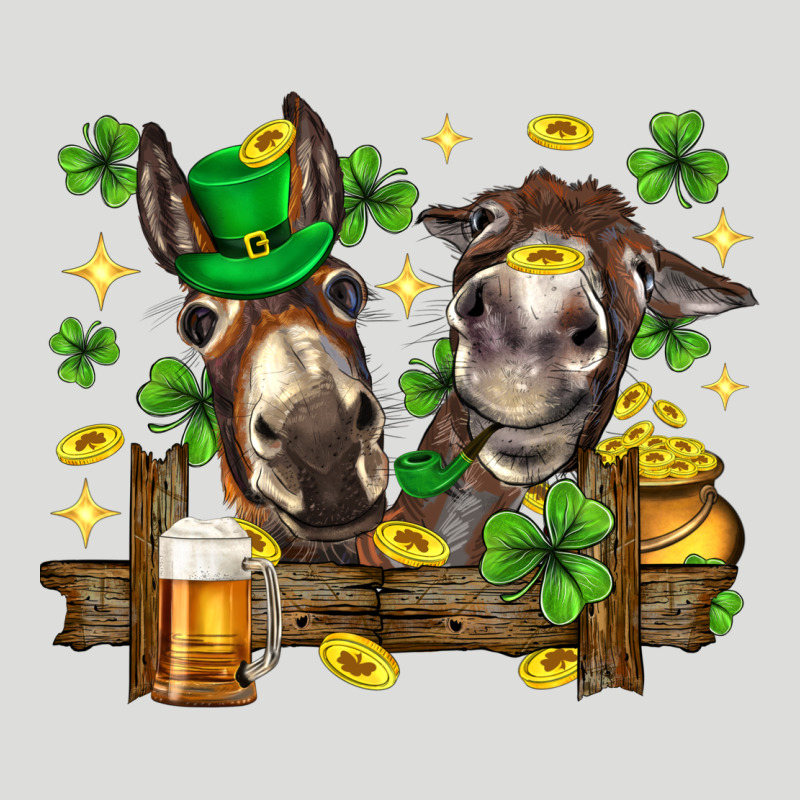 St. Patrick's Day Donkey Zipper Hoodie by Neo Western | Teevron