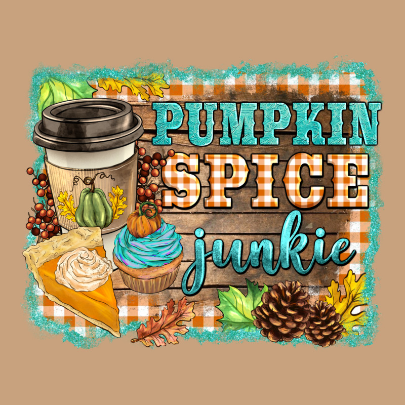 Pumpkin Spice Junkie Vintage Tee by BarkalooDesign | Teevron