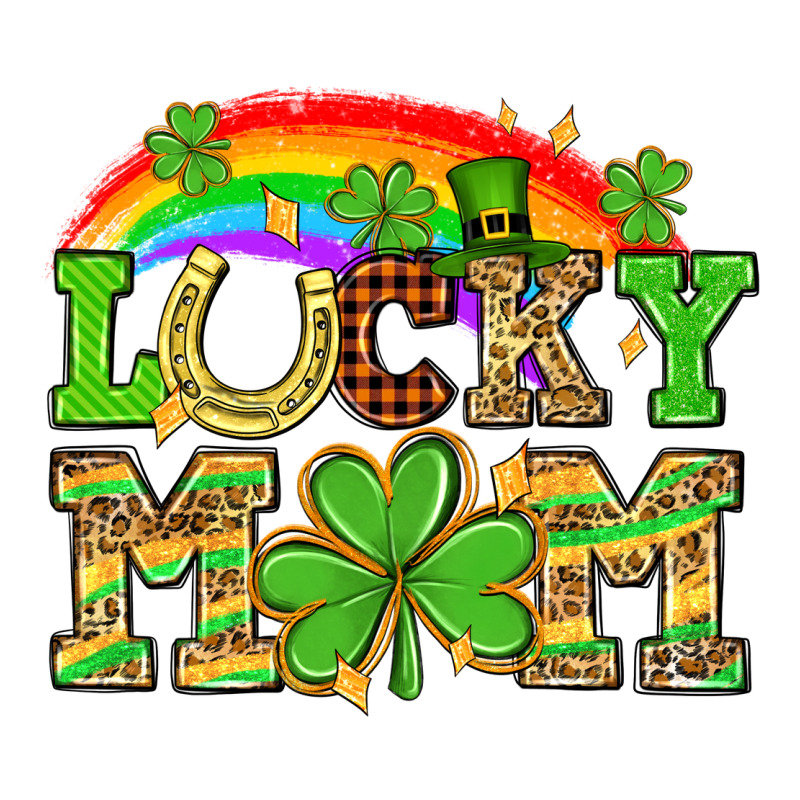 One Lucky Mom St. Patricks Day Zipper Hoodie by Neo Western | Teevron