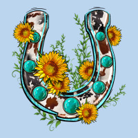 Cowhide Sunflower Horseshoe Classic Tee | Teevron