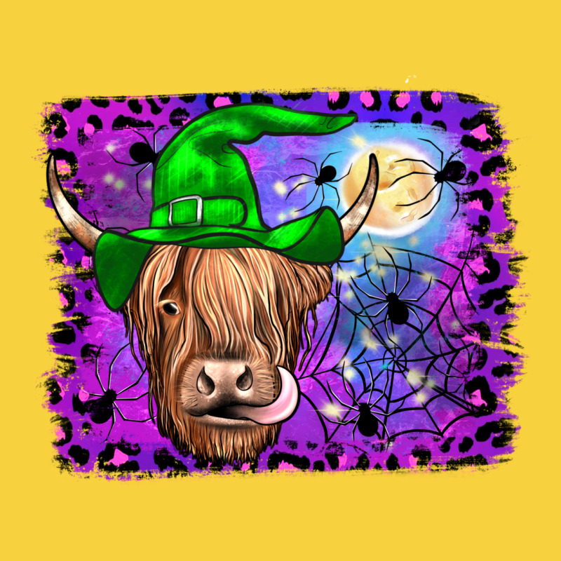Highland Cow Halloween Premium Sweatshirt by JahusDesignShop | Teevron
