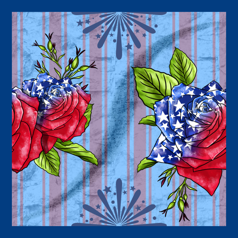 Patriotic Rose Premium Sweatshirt by BundleAndBundleShop | Teevron