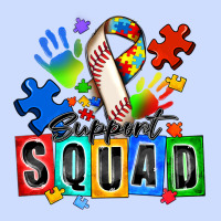 Baseball Support Squad Autism Urban Heavy Tee | Teevron