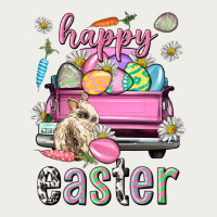 Bunny Happy Easter Truck Easter Day Zipper Hoodie | Teevron