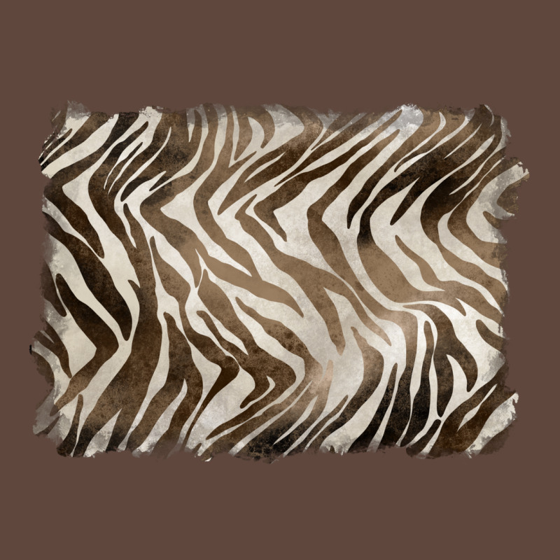 Brown Zebra Pattern Background Classic Tee by BarkalooDesign | Teevron