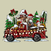 Festive Farm Animal Christmas Truck Heavy Core Tee | Teevron
