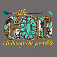 With God All Things Are Possible With Gemstone Urban Heavy Tee | Teevron