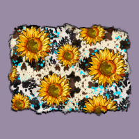 Cowhide Sunflower Pattern Classic Tee | Teevron