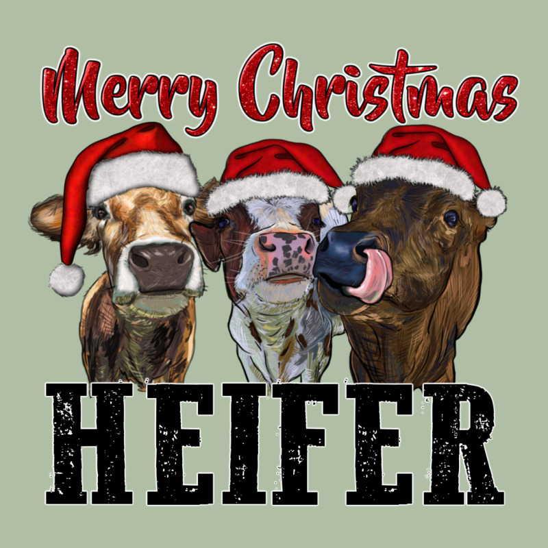 Merry Christmas Heifers Urban Heavy Tee by RanaPortraitStore | Teevron