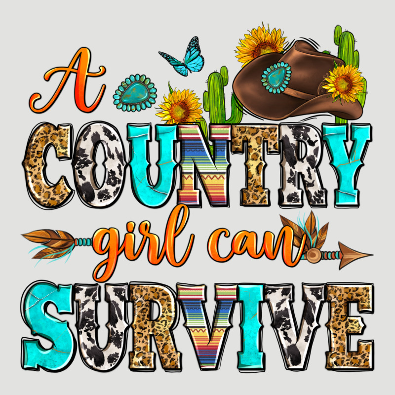 A Country Girl Can Survive Classic Tee by Zillion Design Studio | Teevron