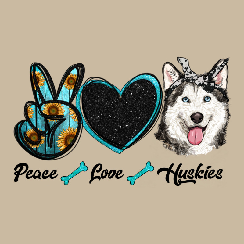 Peace Love Huskies Long Sleeve Tee by RanaPortraitStore | Teevron