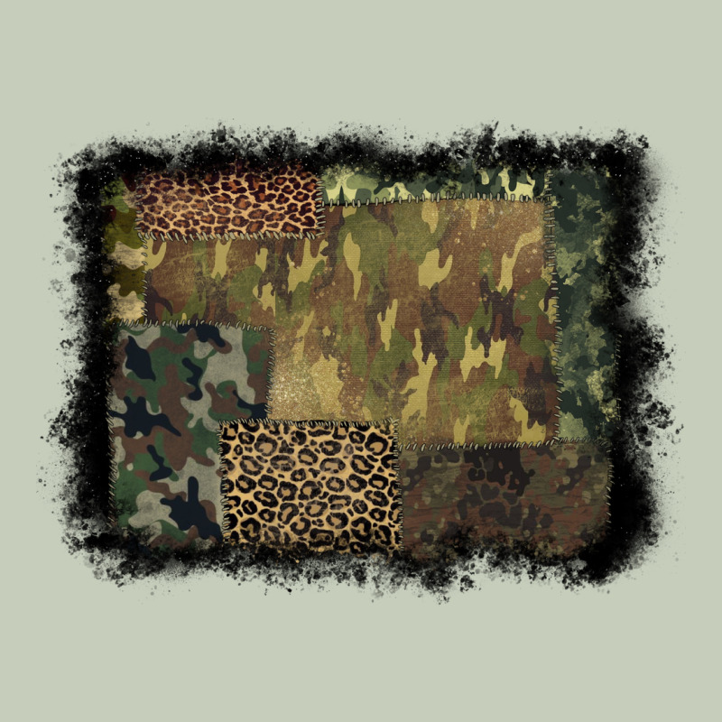 Camouflage Leopard Background Ladies Tee by BarkalooDesign | Teevron