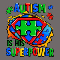 Autism Is His Superpower Ripped Urban Heavy Tee | Teevron