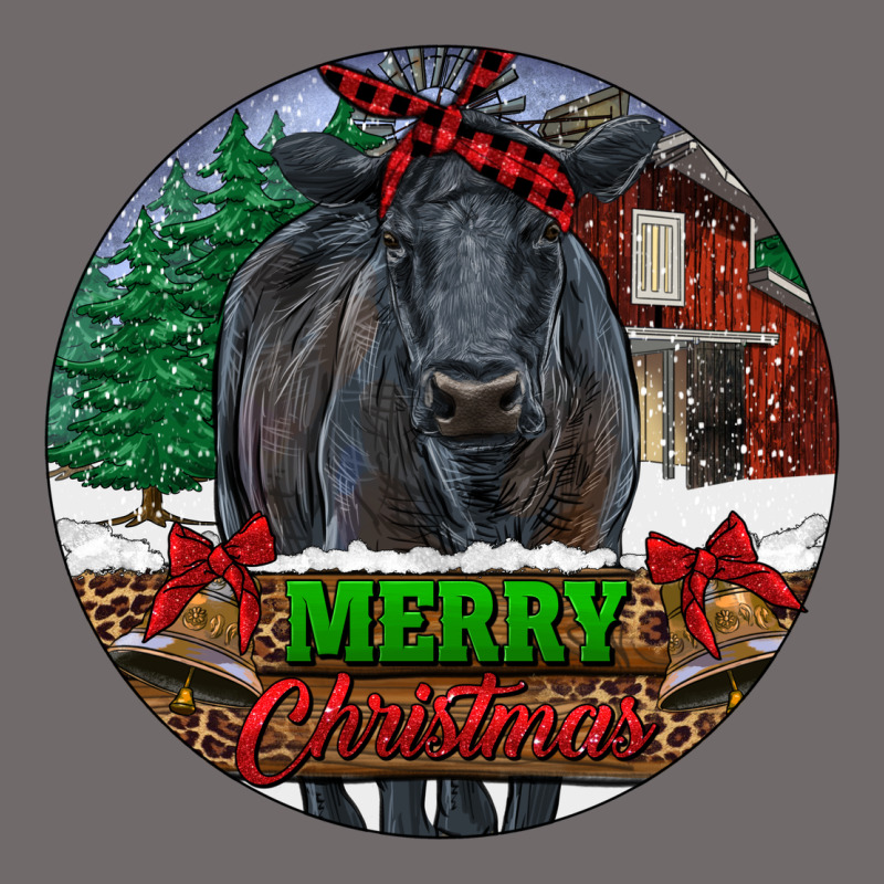 Black Angus Cattle Merry Christmas Urban Heavy Tee by RanaPortraitStore | Teevron