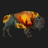 Sunflower Bison Classic Tee | Teevron