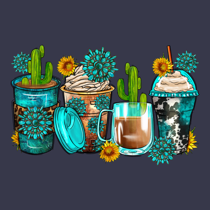Gemstone Coffee Cups Long Sleeve Tee by Zillion Design Studio | Teevron