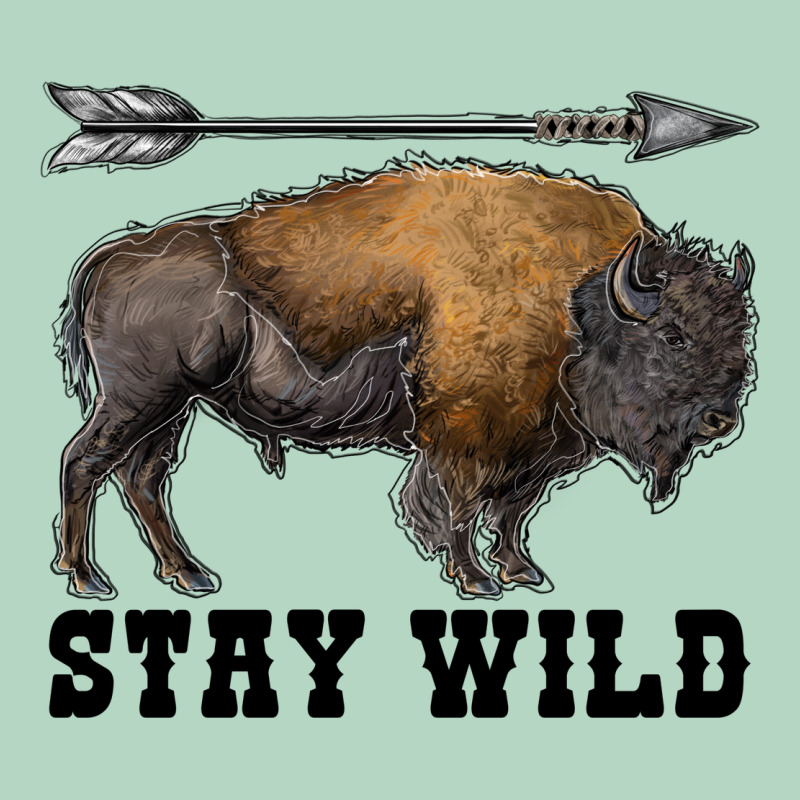 Stay Wild Bison Classic Tee by RanaPortraitStore | Teevron