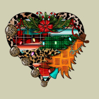 Festive Western Christmas Heart Heavy Core Tee | Teevron
