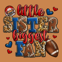 Little Sister Biggest Fan American Football Heavyweight Hoodie | Teevron