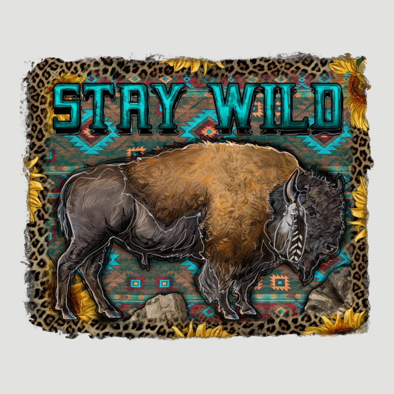 Stay Wild Aztec Bison Classic Tee by RanaPortraitStore | Teevron