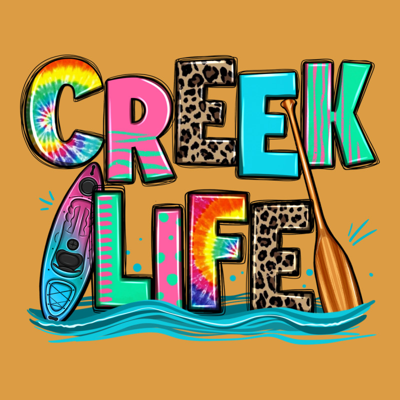 Creek Life Kayaking Urban Heavy Tee by Zillion Design Studio | Teevron