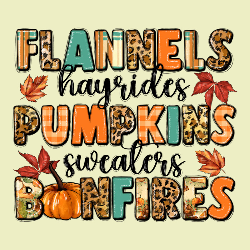 Flannels Hayrides Pumpkinsbonfires Urban Hoodie by MaliasSmallBusiness | Teevron