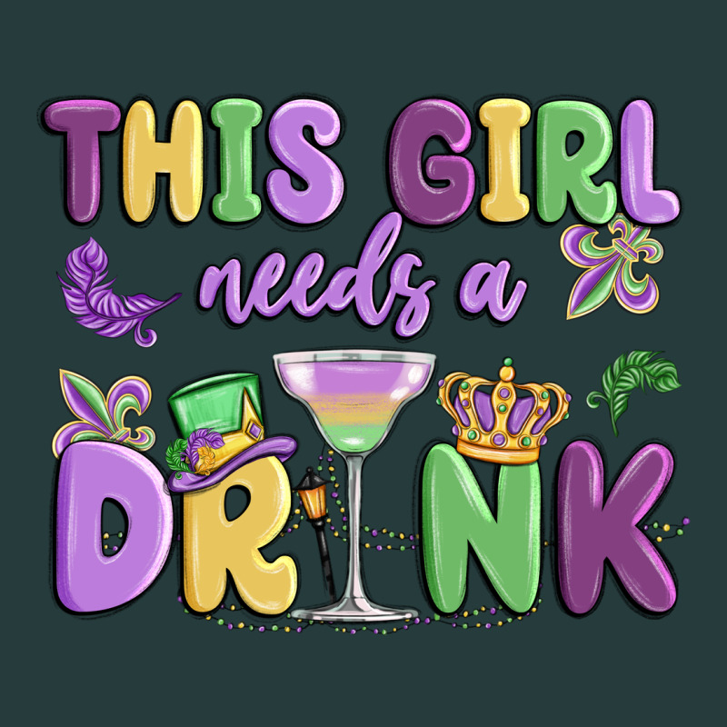This Girl Needs A Drink Premium Hoodie by MaliasSmallBusiness | Teevron