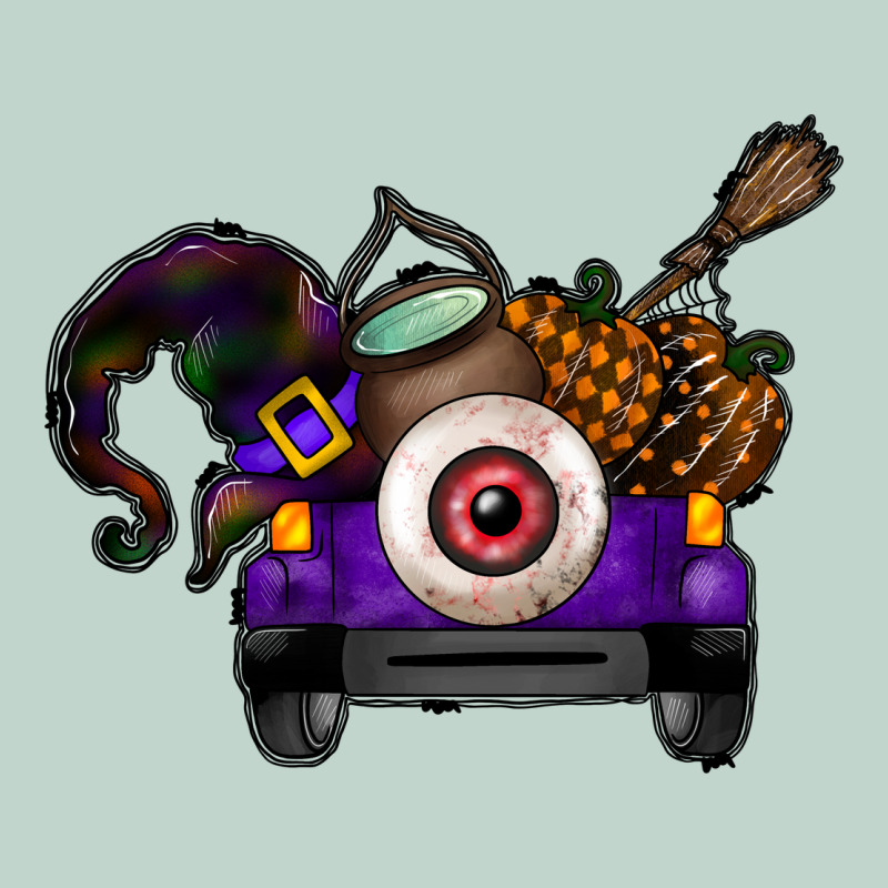 Halloween Truck Zipper Hoodie by CowhideDigitalArt | Teevron