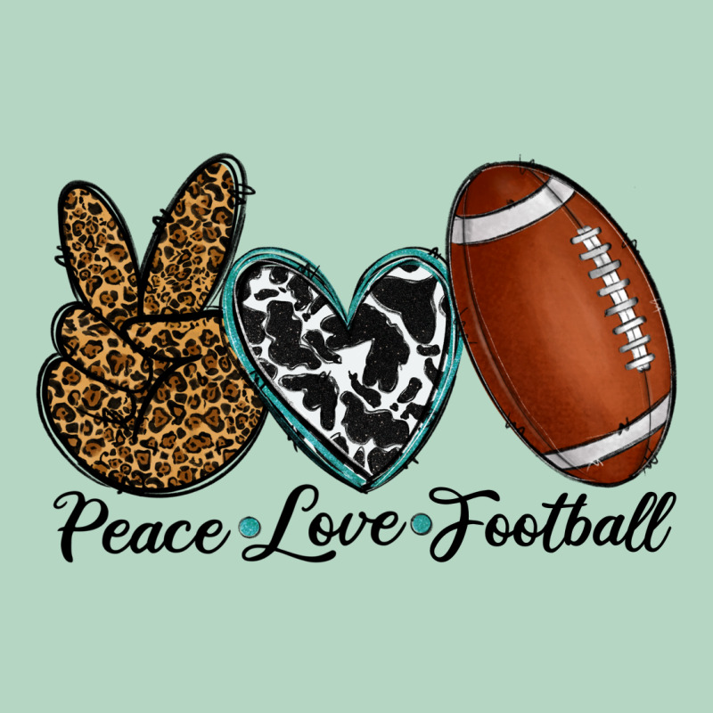 Peace Love Football Classic Tee by RanaPortraitStore | Teevron