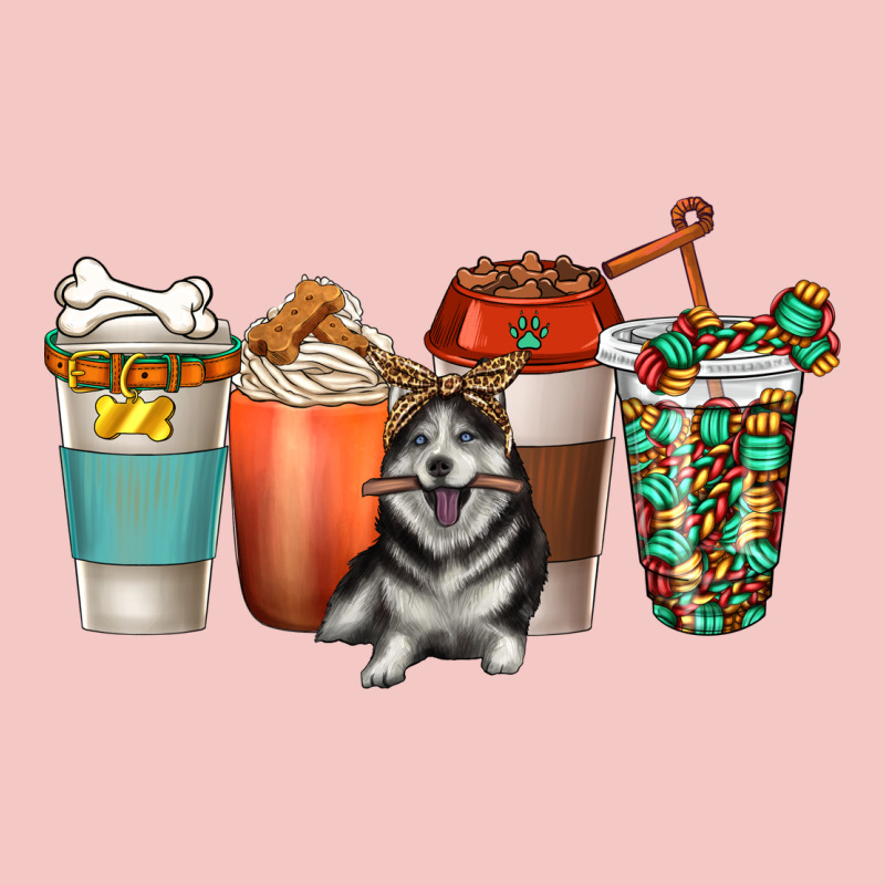 Alaskan Husky Dog Coffee Cups Urban Heavy Tee by texasbilliewilder | Teevron