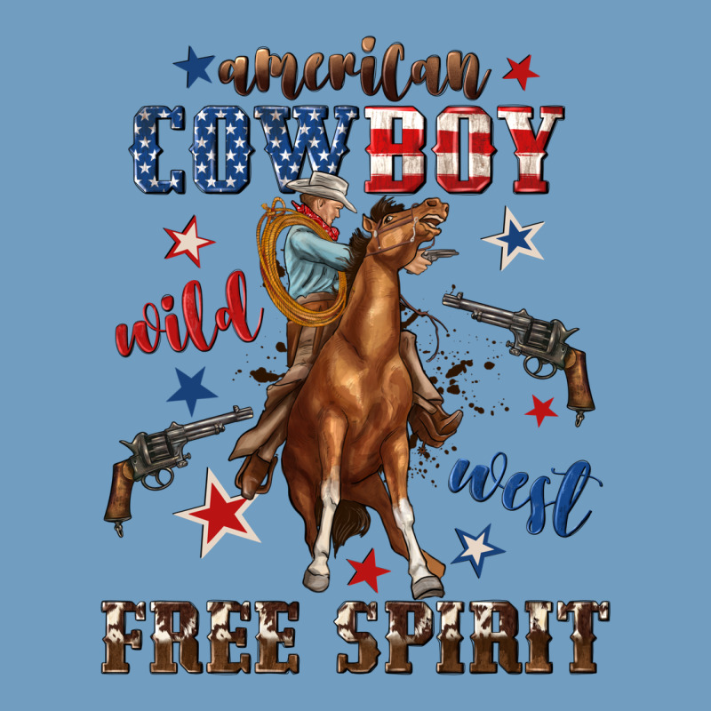American Cowboy Wild West Free Spirit Urban Heavy Tee by texasbilliewilder | Teevron