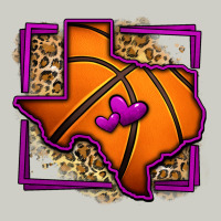 Leopard Basketball Texas Map Heavyweight Hoodie | Teevron