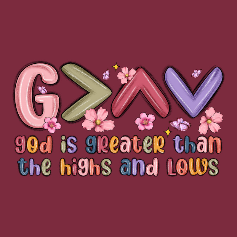 God Is Greater Than The Highs And Lows Premium Hoodie by MaliasSmallBusiness | Teevron
