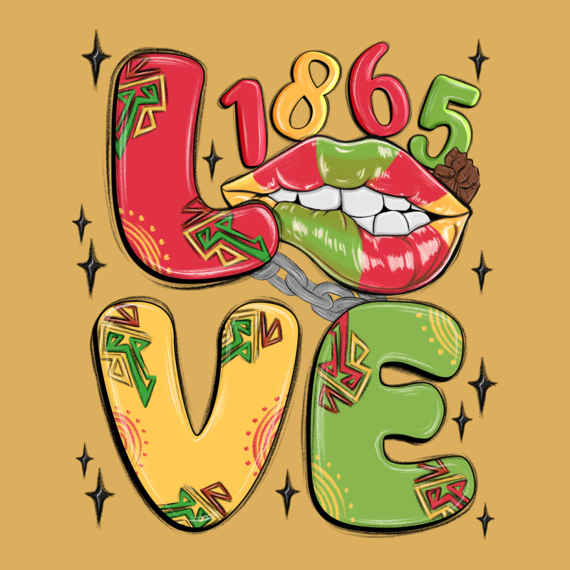 Love Juneteenth Lips Premium Hoodie by MaliasSmallBusiness | Teevron