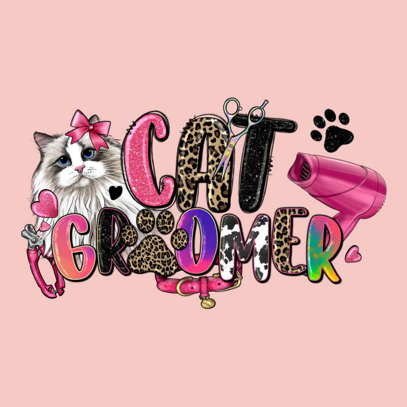 Cat Groomer Urban Heavy Tee by Zillion Design Studio | Teevron