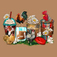 Rooster Coffee Cups Long Sleeve Tee | Teevron