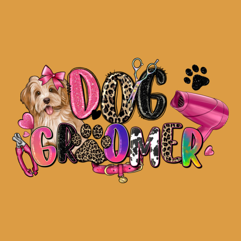 Dog Groomer Urban Heavy Tee by Zillion Design Studio | Teevron