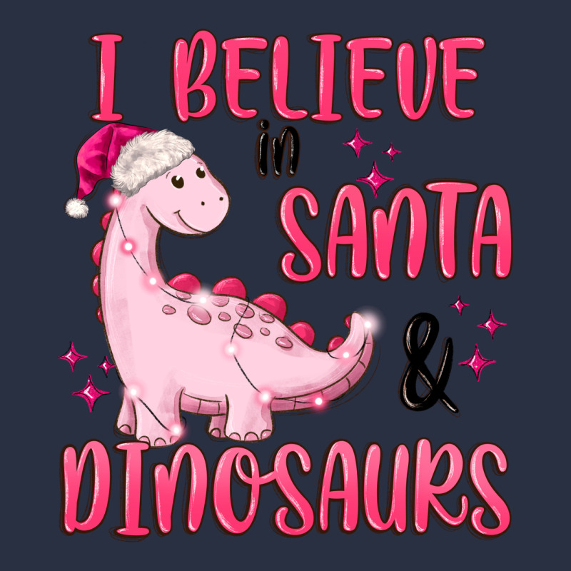 I Believe In Santa & Dinosaurs Pink Urban Hoodie by MaliasSmallBusiness | Teevron