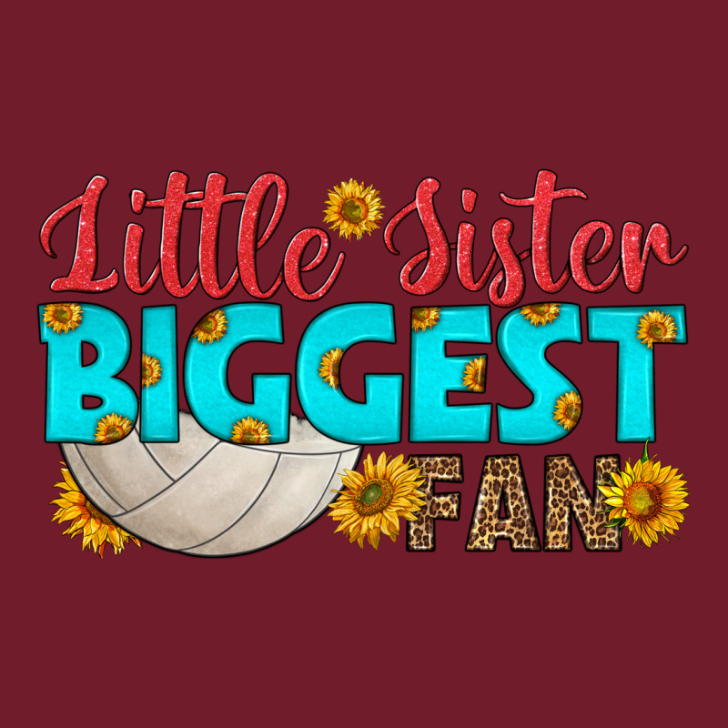 Little Sister Biggest Fan Zipper Hoodie by HRA Design Shop | Teevron