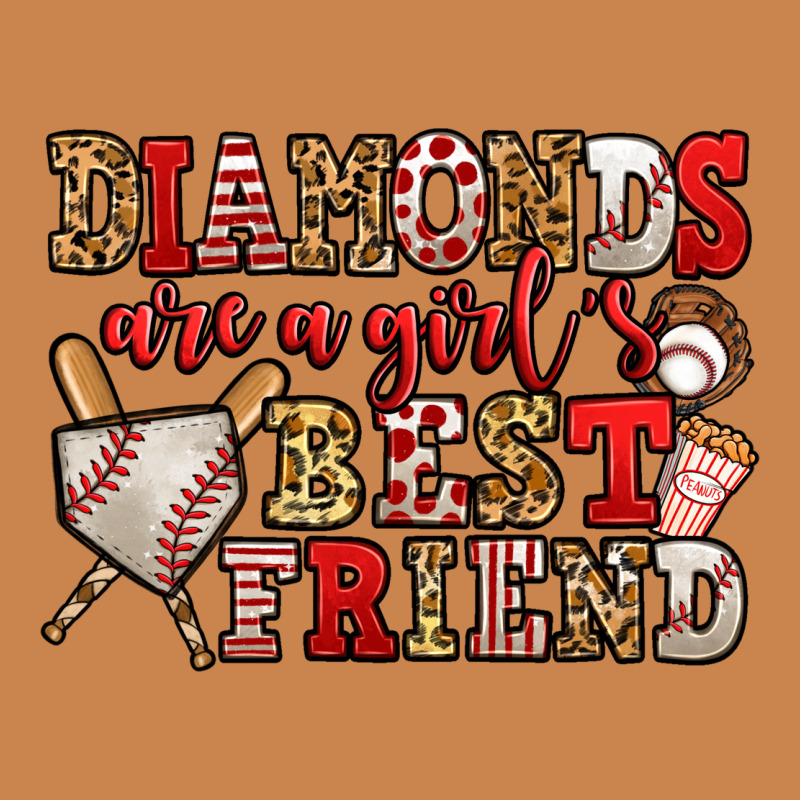 Diamonds Are A Girl's Best Friend Baseball Heavyweight Hoodie by Jasminsmagicworld | Teevron