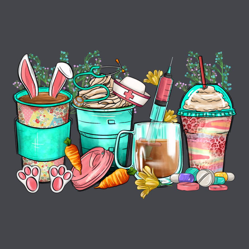 Easter Nurse Coffee Cups Long Sleeve Tee by Zillion Design Studio | Teevron