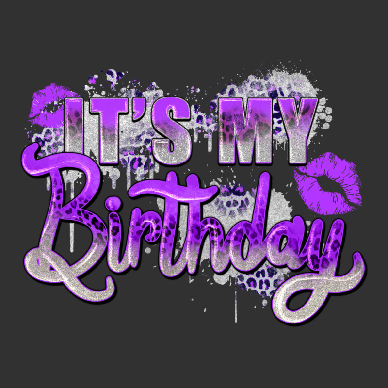 Purple Its My Birthday Urban Heavy Tee by Zillion Design Studio | Teevron