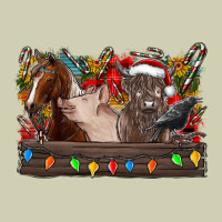 Festive Farmyard Gathering Heavy Core Tee | Teevron