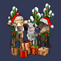 Western Christmas Cows And Cactuses Heavyweight Hoodie | Teevron