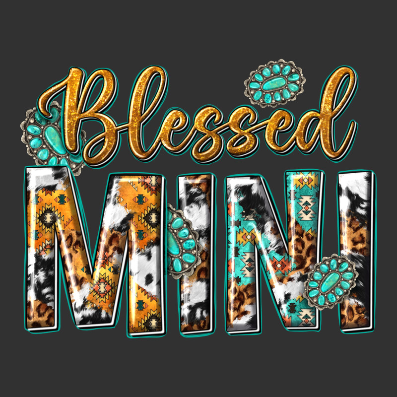 Blessed Mini With Leopard And Aztec Urban Heavy Tee by texasbilliewilder | Teevron