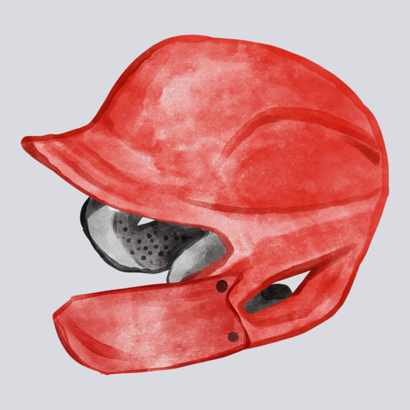 Red Baseball Batting Helmet Fa Element Zipper Hoodie by FaDigitalArtStudio | Teevron