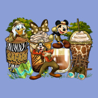 Safari Cartoon Characters Coffee Cups Long Sleeve Tee | Teevron
