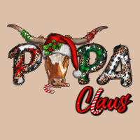Papa Claus With Long Horn Western Christmas Urban Heavy Tee | Teevron
