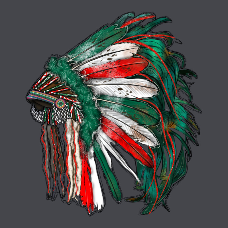 Mexican Flag Indian Headdress Classic Tee by RanaPortraitStore | Teevron